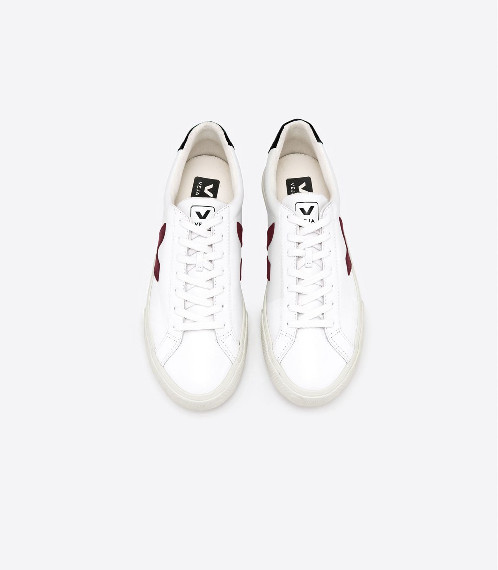 Veja Trainers Womens White - Esplar Leather - YCGR-64018